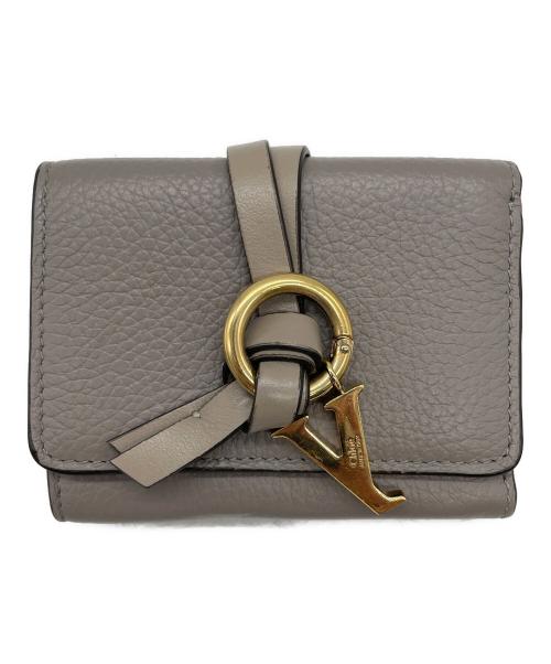 Chloe（クロエ）Chloe (クロエ) コンパクトウォレット グレーの古着・服飾アイテム