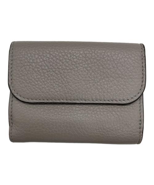 Chloe（クロエ）Chloe (クロエ) コンパクトウォレット グレーの古着・服飾アイテム