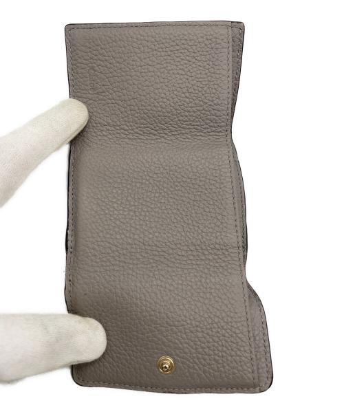 Chloe（クロエ）Chloe (クロエ) コンパクトウォレット グレーの古着・服飾アイテム