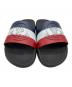 中古・古着 MONCLER (モンクレール) ビーチサンダル トリコロールカラー サイズ:41：18000円