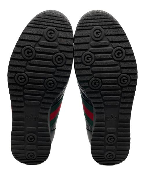 GUCCI（グッチ）GUCCI (グッチ) スニーカー ブラック サイズ:25.5の古着・服飾アイテム