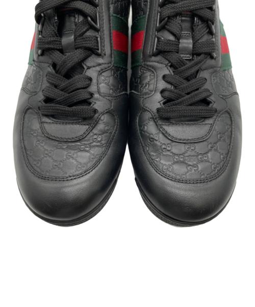 GUCCI（グッチ）GUCCI (グッチ) スニーカー ブラック サイズ:25.5の古着・服飾アイテム