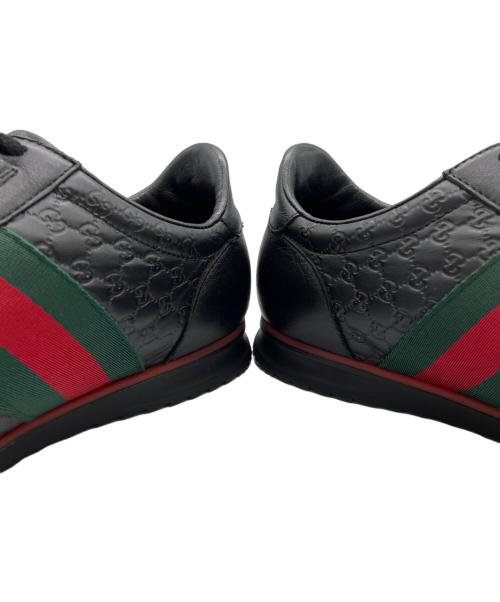 GUCCI（グッチ）GUCCI (グッチ) スニーカー ブラック サイズ:25.5の古着・服飾アイテム