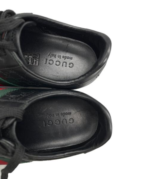 GUCCI（グッチ）GUCCI (グッチ) スニーカー ブラック サイズ:25.5の古着・服飾アイテム