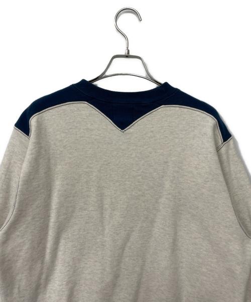 freewheelers（フリーホイーラーズ）freewheelers (フリーホイーラーズ) スウェット ライトグレー×ネイビー サイズ:40の古着・服飾アイテム