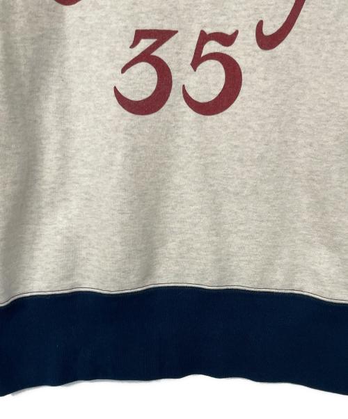 freewheelers（フリーホイーラーズ）freewheelers (フリーホイーラーズ) スウェット ライトグレー×ネイビー サイズ:40の古着・服飾アイテム