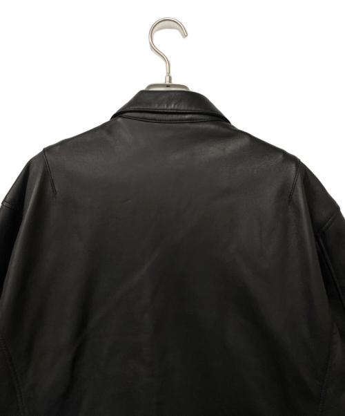 salt&pepper（ソルトアンドペッパー）salt&pepper (ソルトアンドペッパー) ラムレザージャケット ブラック サイズ:Lの古着・服飾アイテム