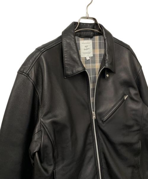 salt&pepper（ソルトアンドペッパー）salt&pepper (ソルトアンドペッパー) ラムレザージャケット ブラック サイズ:Lの古着・服飾アイテム