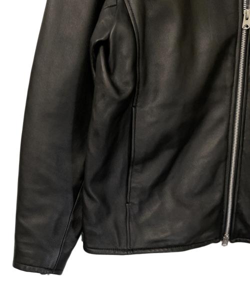 salt&pepper（ソルトアンドペッパー）salt&pepper (ソルトアンドペッパー) ラムレザージャケット ブラック サイズ:Lの古着・服飾アイテム