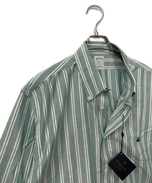 BROOKS BROTHERS 346（ブルックスブラザーズ 346）BROOKS BROTHERS 346 (ブルックスブラザーズ 346) ボタンダウンシャツ グリーン サイズ:XLの古着・服飾アイテム