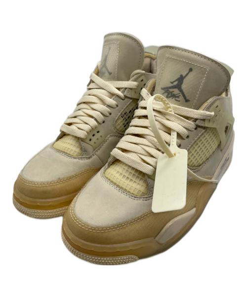 NIKE（ナイキ）NIKE (ナイキ) OFFWHITE (オフホワイト) AIR JORDAN4 RETRO SP ホワイト サイズ:24.5の古着・服飾アイテム