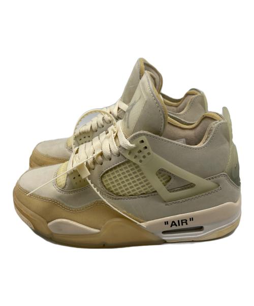 NIKE（ナイキ）NIKE (ナイキ) OFFWHITE (オフホワイト) AIR JORDAN4 RETRO SP ホワイト サイズ:24.5の古着・服飾アイテム