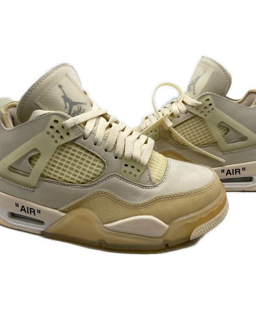 NIKE（ナイキ）NIKE (ナイキ) OFFWHITE (オフホワイト) AIR JORDAN4 RETRO SP ホワイト サイズ:24.5の古着・服飾アイテム