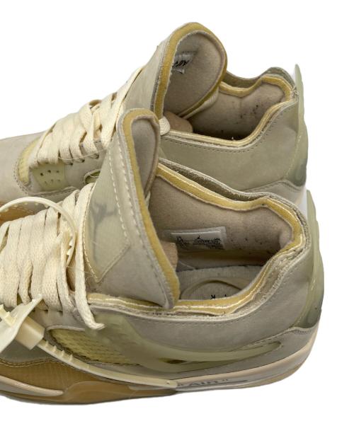 NIKE（ナイキ）NIKE (ナイキ) OFFWHITE (オフホワイト) AIR JORDAN4 RETRO SP ホワイト サイズ:24.5の古着・服飾アイテム