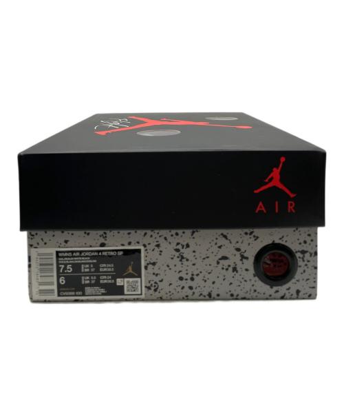 NIKE（ナイキ）NIKE (ナイキ) OFFWHITE (オフホワイト) AIR JORDAN4 RETRO SP ホワイト サイズ:24.5の古着・服飾アイテム