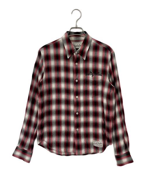 WACKO MARIA（ワコマリア）WACKO MARIA (ワコマリア) シャツ レッド×グレー サイズ:Mの古着・服飾アイテム