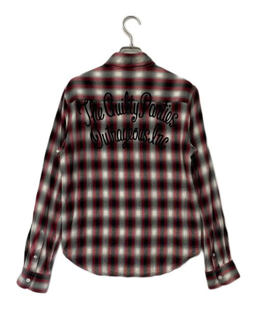 WACKO MARIA（ワコマリア）WACKO MARIA (ワコマリア) シャツ レッド×グレー サイズ:Mの古着・服飾アイテム