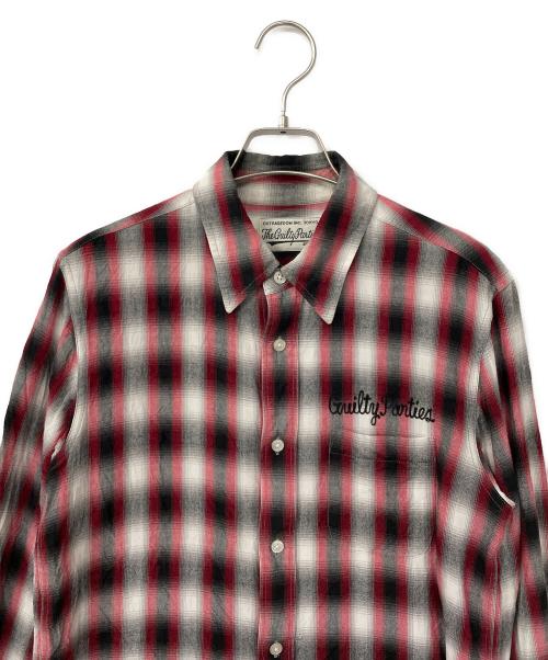 WACKO MARIA（ワコマリア）WACKO MARIA (ワコマリア) シャツ レッド×グレー サイズ:Mの古着・服飾アイテム