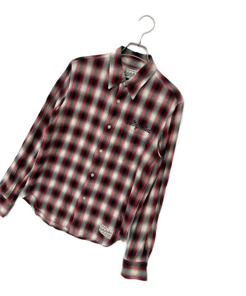 WACKO MARIA（ワコマリア）WACKO MARIA (ワコマリア) シャツ レッド×グレー サイズ:Mの古着・服飾アイテム