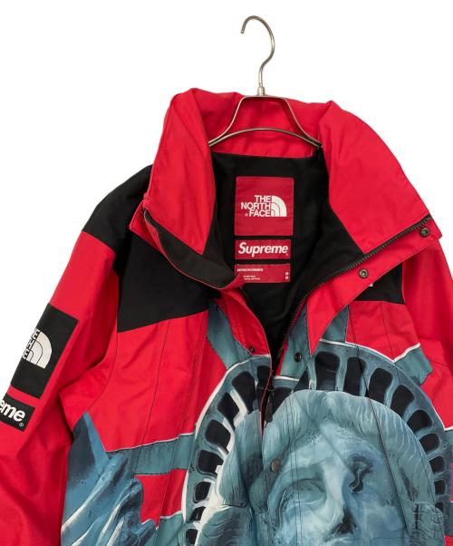 THE NORTH FACE（ザ ノース フェイス）THE NORTH FACE (ザ ノース フェイス) SUPREME (シュプリーム) マウンテンパーカー レッド サイズ:Mの古着・服飾アイテム