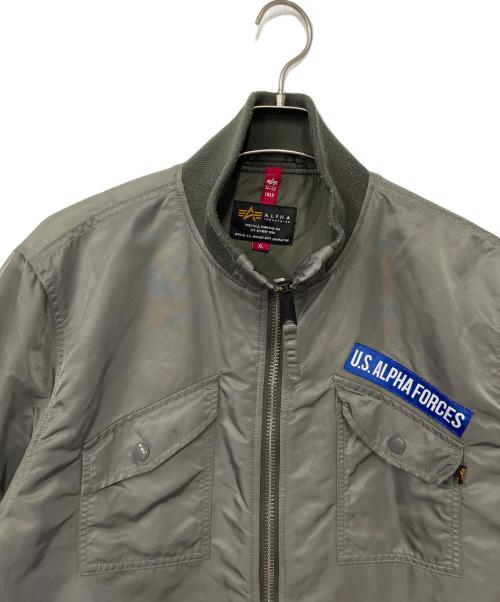 ALPHA（アルファ）ALPHA (アルファ) フライトジャケット サイズ:XLの古着・服飾アイテム