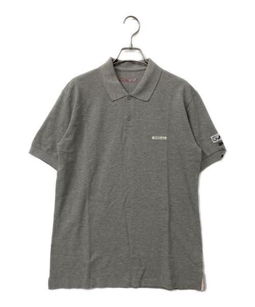 PAPAS（パパス）PAPAS (パパス) ポロシャツ グレー サイズ:Lの古着・服飾アイテム