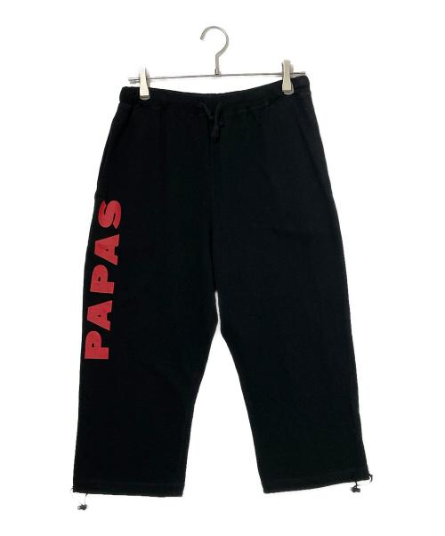 PAPAS（パパス）PAPAS (パパス) スウェットパンツ ブラック サイズ:50Lの古着・服飾アイテム