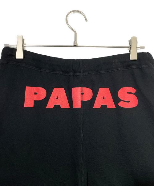 PAPAS（パパス）PAPAS (パパス) スウェットパンツ ブラック サイズ:50Lの古着・服飾アイテム