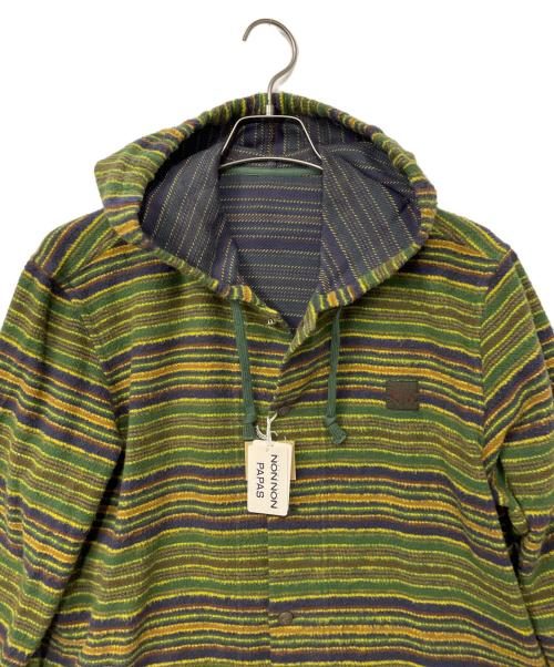 PAPAS（パパス）PAPAS (パパス) フーデッドジャケット グリーン サイズ:Lの古着・服飾アイテム