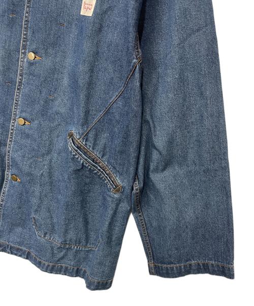 PAPAS（パパス）PAPAS (パパス) カバーオール ブルー サイズ:Mの古着・服飾アイテム