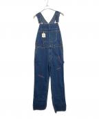 PAPASパパス）の古着「デニムオーバーオール」｜ブルー