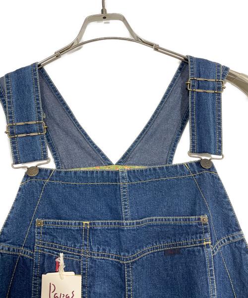 PAPAS（パパス）PAPAS (パパス) デニムオーバーオール ブルー サイズ:Lの古着・服飾アイテム