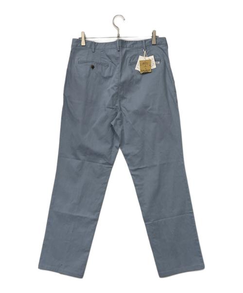 PAPAS（パパス）PAPAS (パパス) タックパンツ ブルー サイズ:LLの古着・服飾アイテム