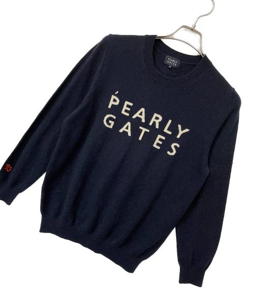 PEARLY GATES（パーリーゲイツ）PEARLY GATES (パーリーゲイツ) ゴルフウェア(トップス) ネイビー サイズ:5の古着・服飾アイテム