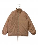 PAPASパパス）の古着「ダウンジャケット」｜ピンク