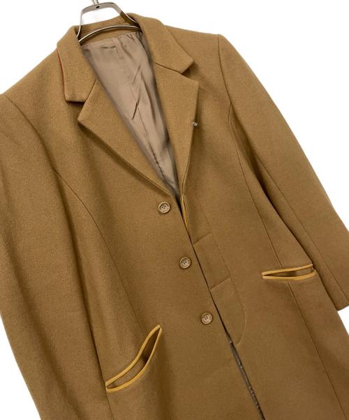 ISAMU KATAYAMA BACKLASH（イサムカタヤマ・バックラッシュ）ISAMU KATAYAMA BACKLASH (イサムカタヤマ・バックラッシュ) チェスターコート キャメル サイズ:Sの古着・服飾アイテム