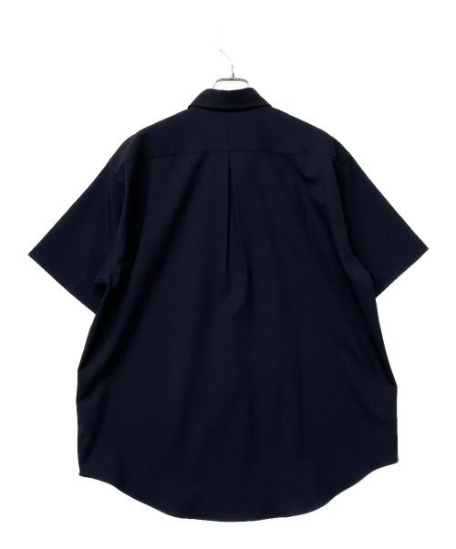 MARKAWARE（マーカウェア）MARKAWARE (マーカウェア) 2/80オーガニックウールトロピカル コンフォートフィットシャツ ネイビー サイズ:１の古着・服飾アイテム