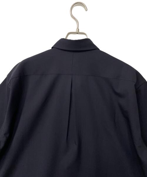 MARKAWARE（マーカウェア）MARKAWARE (マーカウェア) 2/80オーガニックウールトロピカル コンフォートフィットシャツ ネイビー サイズ:１の古着・服飾アイテム