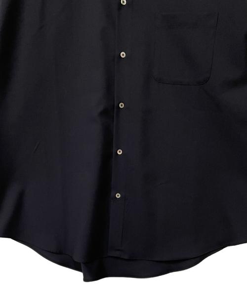 MARKAWARE（マーカウェア）MARKAWARE (マーカウェア) 2/80オーガニックウールトロピカル コンフォートフィットシャツ ネイビー サイズ:１の古着・服飾アイテム