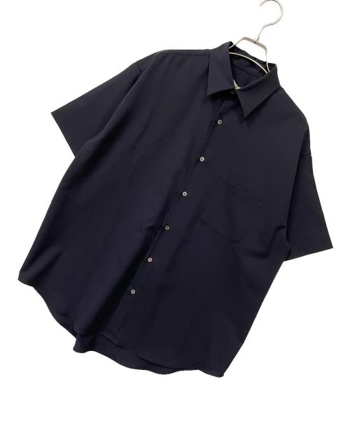 MARKAWARE（マーカウェア）MARKAWARE (マーカウェア) 2/80オーガニックウールトロピカル コンフォートフィットシャツ ネイビー サイズ:１の古着・服飾アイテム