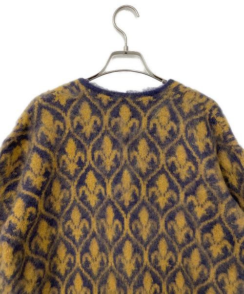 Needles（ニードルズ）Needles (ニードルズ) モヘアカーディガン パープル×カーキ サイズ:Sの古着・服飾アイテム