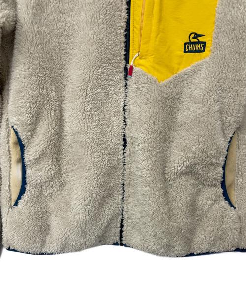 CHUMS（チャムス）CHUMS (チャムス) ボンディングフリースジップパーカー アイボリー サイズ:Mの古着・服飾アイテム