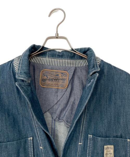 DIESEL（ディーゼル）DIESEL (ディーゼル) カバーオール ブルー サイズ:XLの古着・服飾アイテム