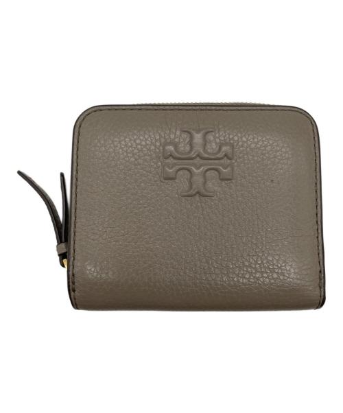 TORY BURCH（トリーバーチ）TORY BURCH (トリーバーチ) コンパクトウォレット グレージュの古着・服飾アイテム