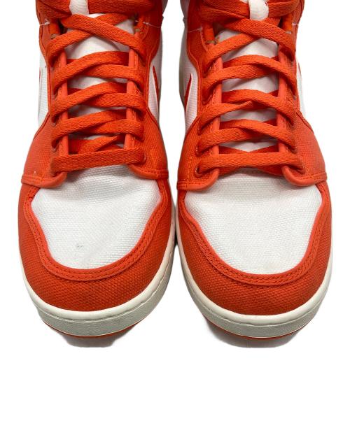 NIKE（ナイキ）NIKE (ナイキ) ハイカットスニーカー オレンジ サイズ:27.5の古着・服飾アイテム