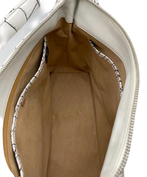 JRA（ジェーアールエー）JRA (ジェーアールエー) 2WAYバッグ ホワイトの古着・服飾アイテム