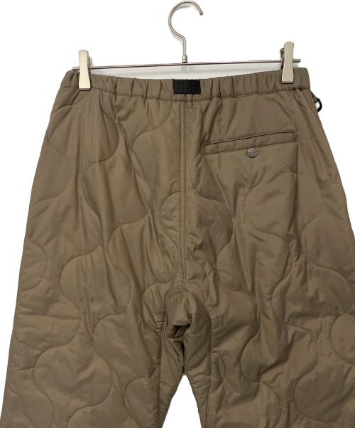 BLUCO WORK GARMENT（ブルコ ワーク ガーメント）BLUCO WORK GARMENT (ブルコ ワーク ガーメント) キルティングクライミングパンツ ブラウン サイズ:Mの古着・服飾アイテム