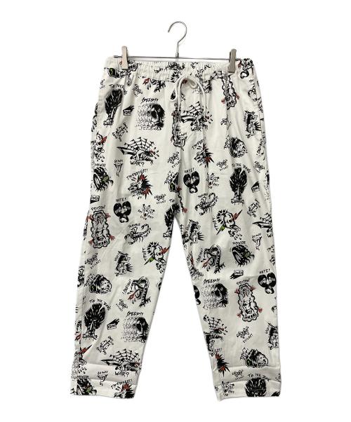 EVILACT（イーヴルアクト）EVILACT (イーヴルアクト) イージーパンツ ホワイト サイズ:Mの古着・服飾アイテム