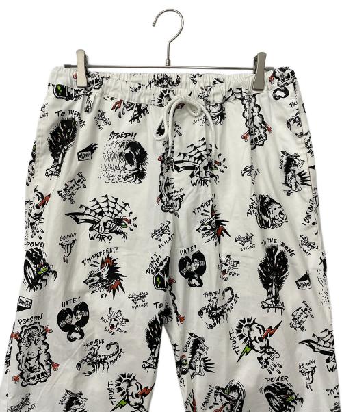 EVILACT（イーヴルアクト）EVILACT (イーヴルアクト) イージーパンツ ホワイト サイズ:Mの古着・服飾アイテム