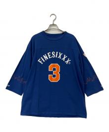 FINESIXXX（ファインシックス）の古着「7分袖Tシャツ」｜ブルー